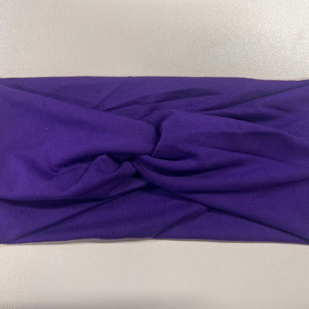 Twist Bamboo Headband Rich Purple